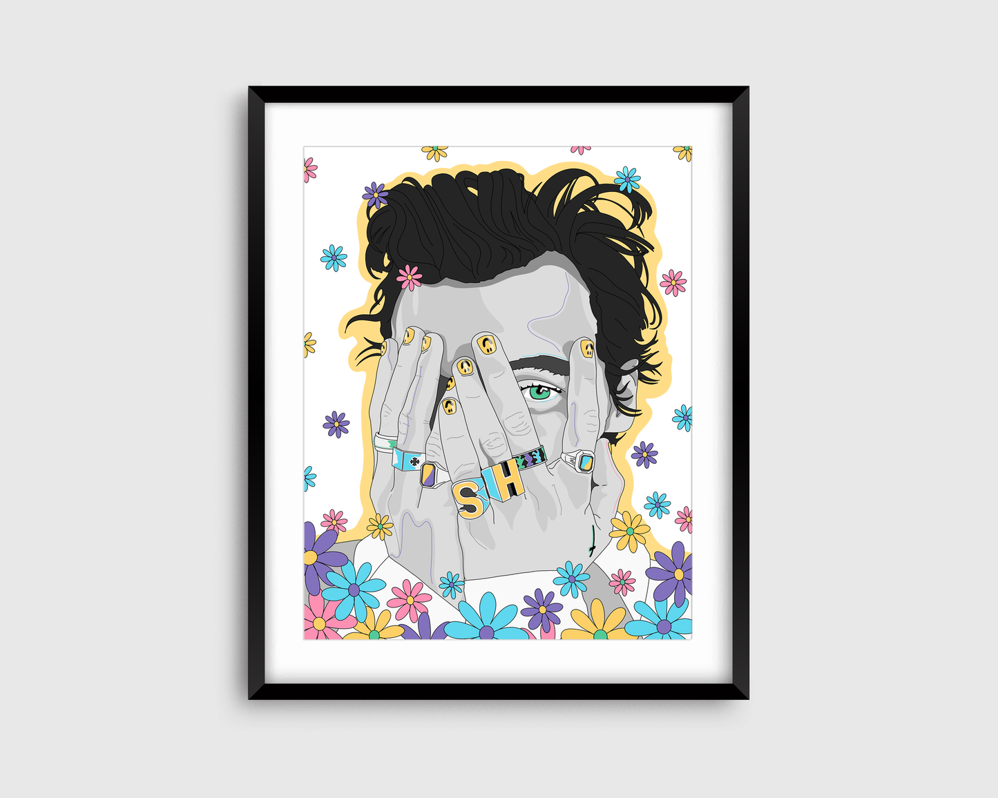 Harry S Portrait Fine Art Print