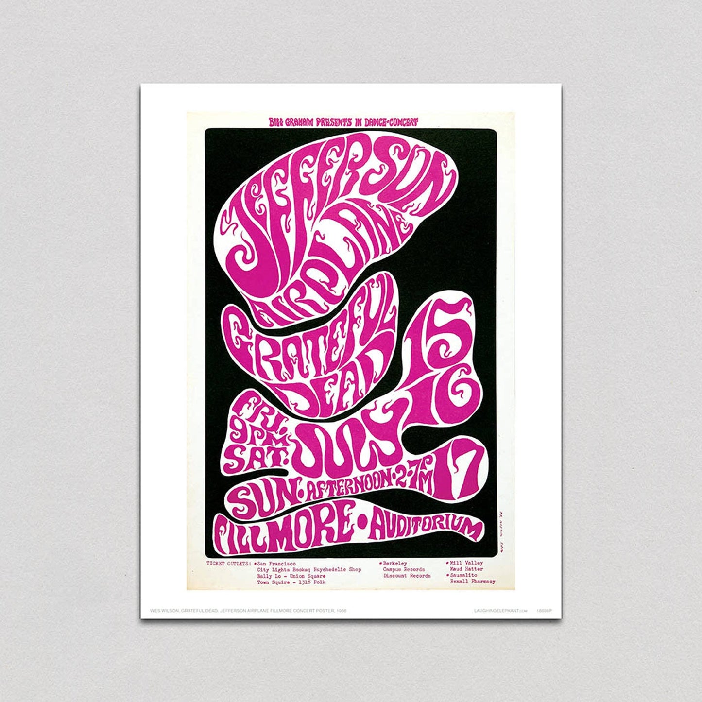 Jefferson Airplane - Psychedelic Posters Print