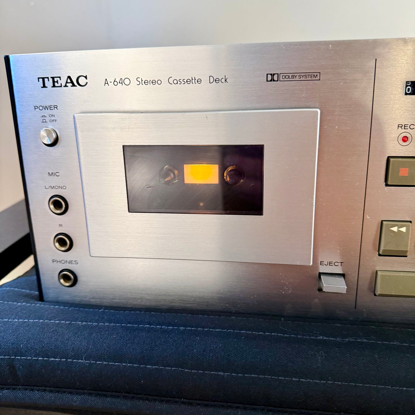 TEAC A-640 Cassette Deck - New Belts - MINT
