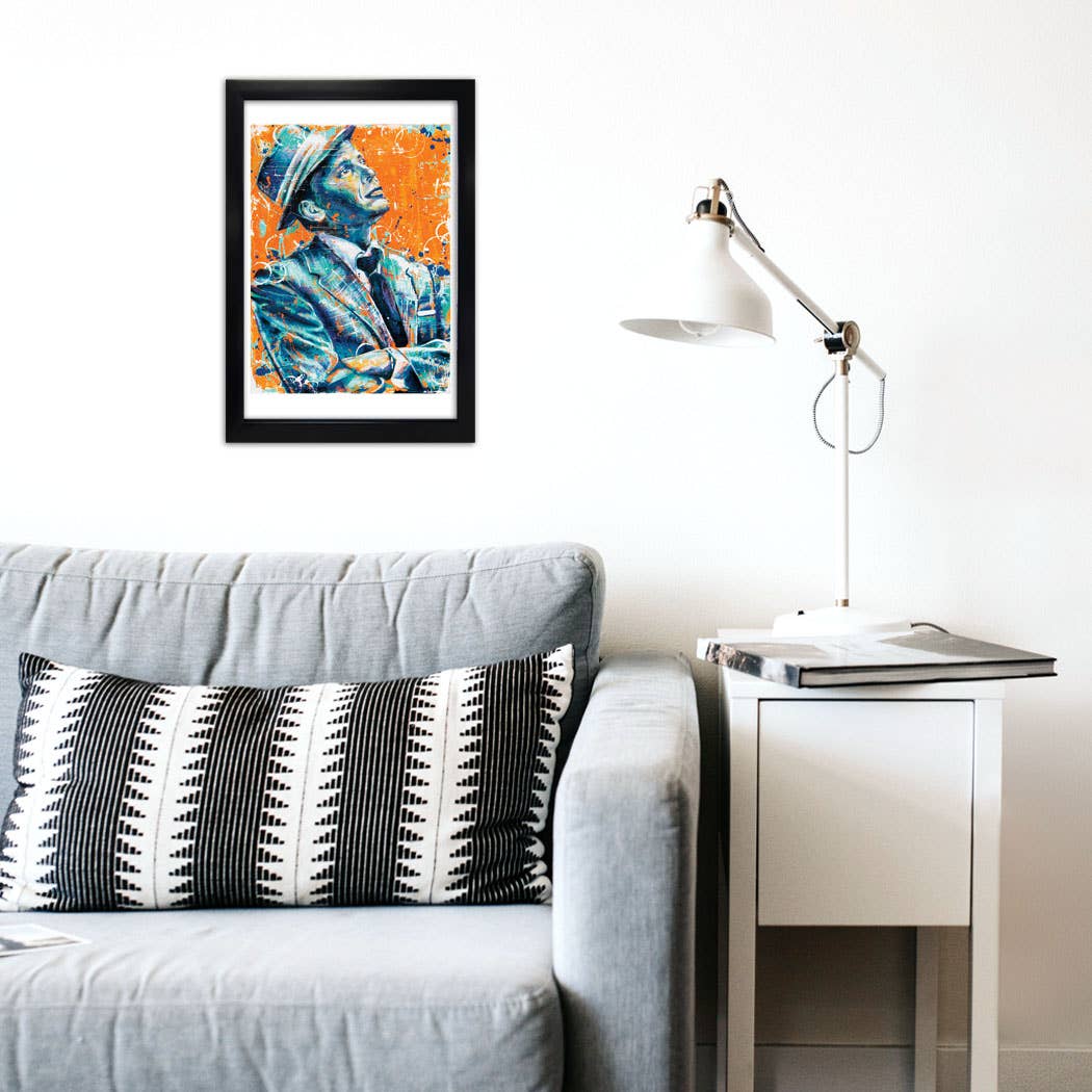 Frank Sinatra Ol' Blue Eyes Art Print 12 x 18"