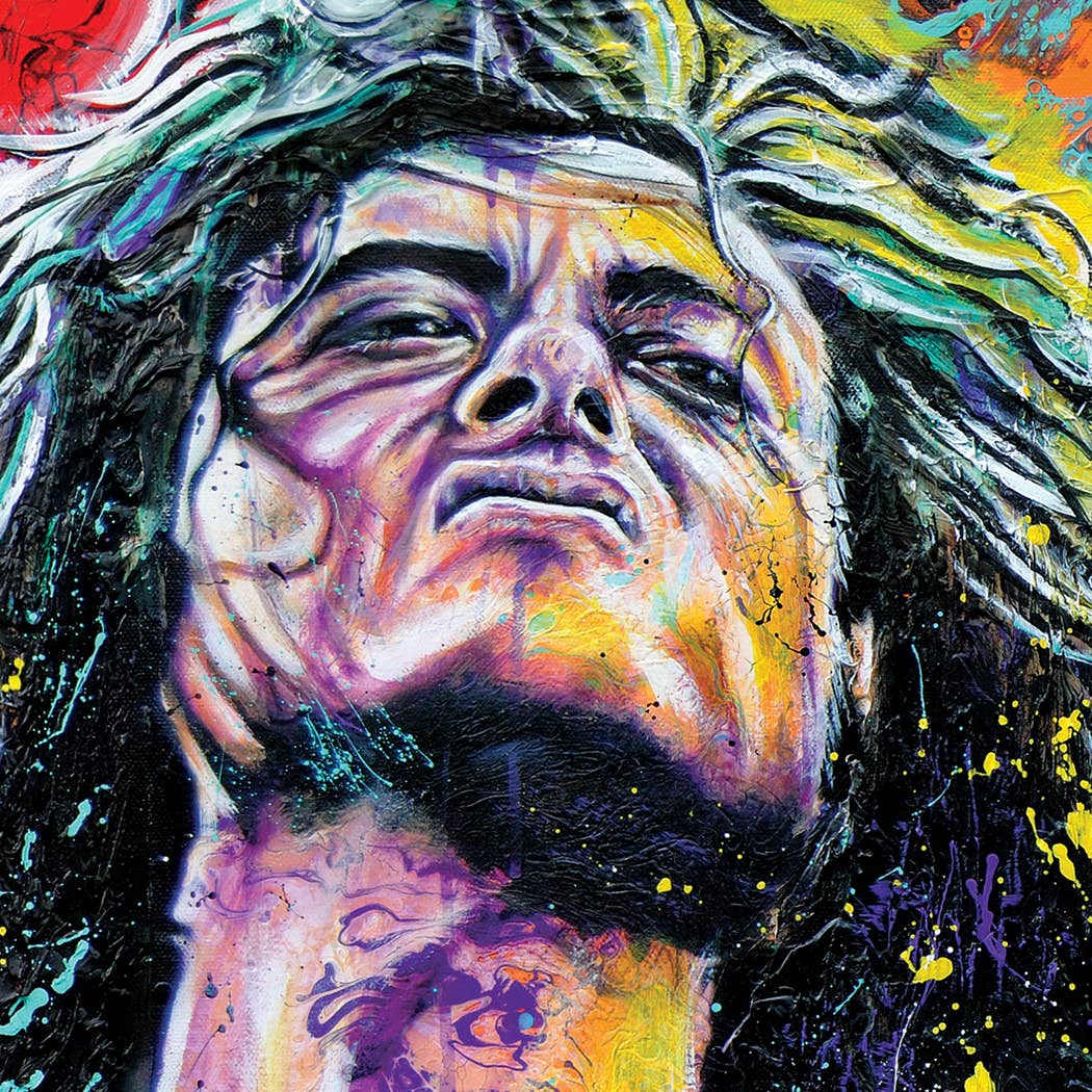 Jimmy Page Led Zeppelin Art Print 12 x 18"