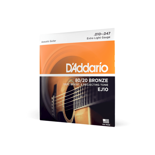 EJ10 | 10-47 | Extra Light Acoustic Guitar Strings