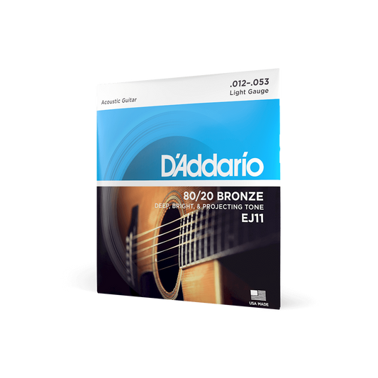 EJ11 | 12-53 | Regular Light Acoustic Guitar Strings