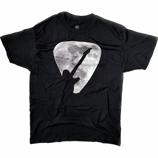 Electric Guitar Moon Silhouette Tee Size Medium