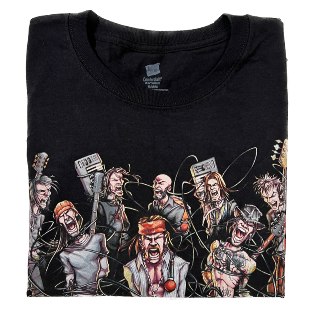 Guns N Roses 2011 North America Tour Black Concert Tee - Adult Medium