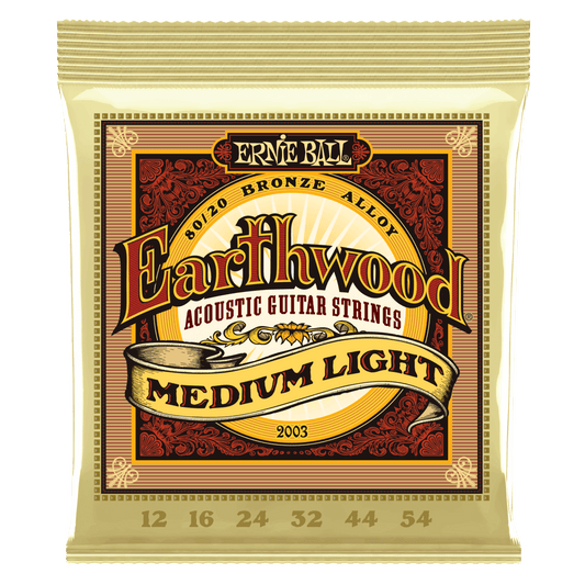 2003 | 12-54 | MEDIUM LIGHT EARTHWOOD BRONZE | ACOUSTIC GUITAR STRINGS