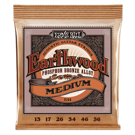 2144 | 13-56 | MEDIUM EARTHWOOD PHOSPHOR BRONZE | ACOUSTIC GUITAR STRINGS