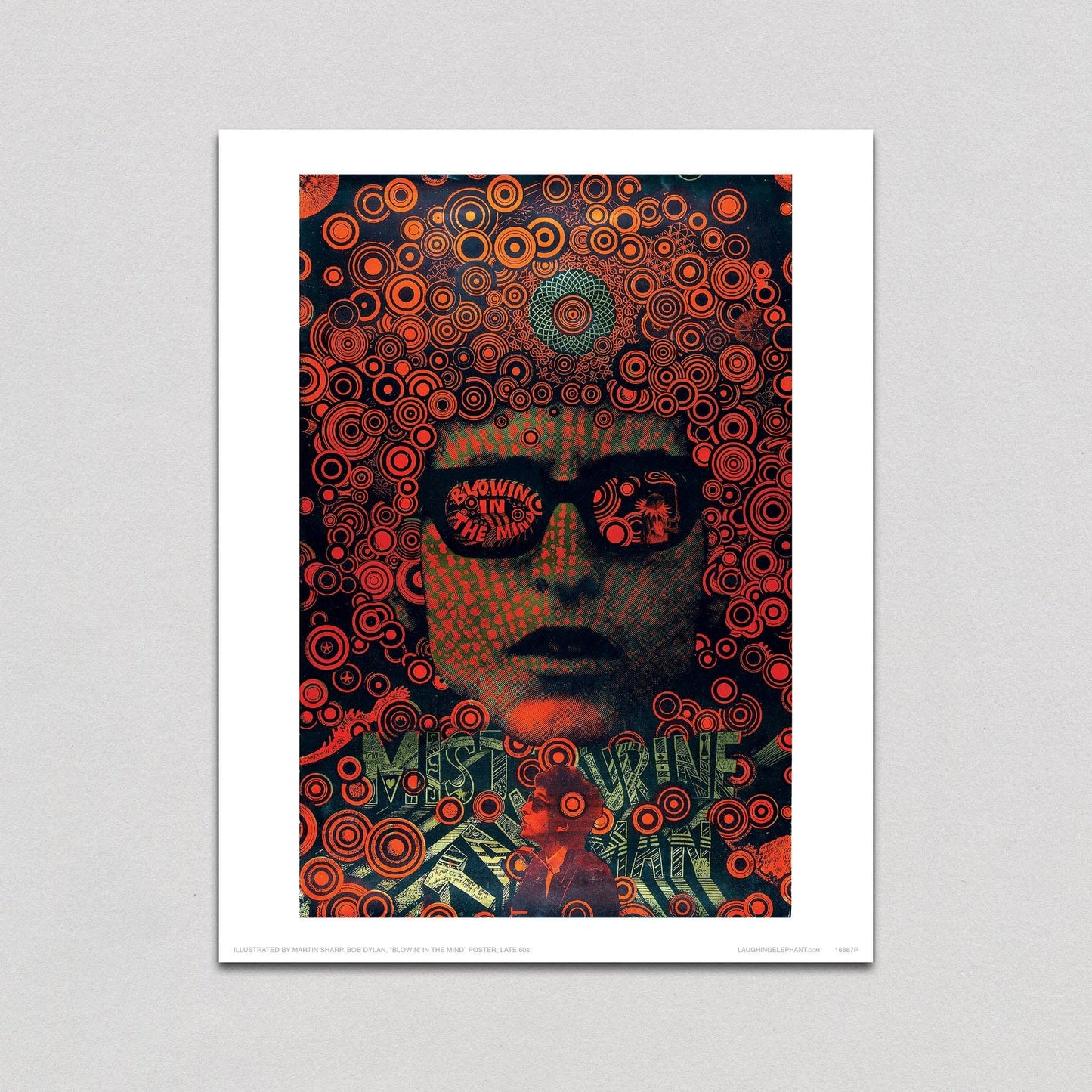 Mr. Tambourine Man - Psychedelic Posters Print