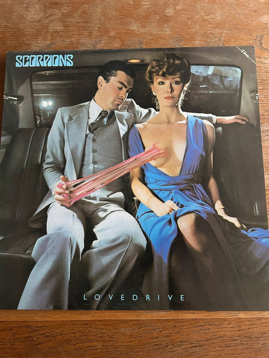 Scorpions Lovedrive original banned album cover (1979 vinyl)