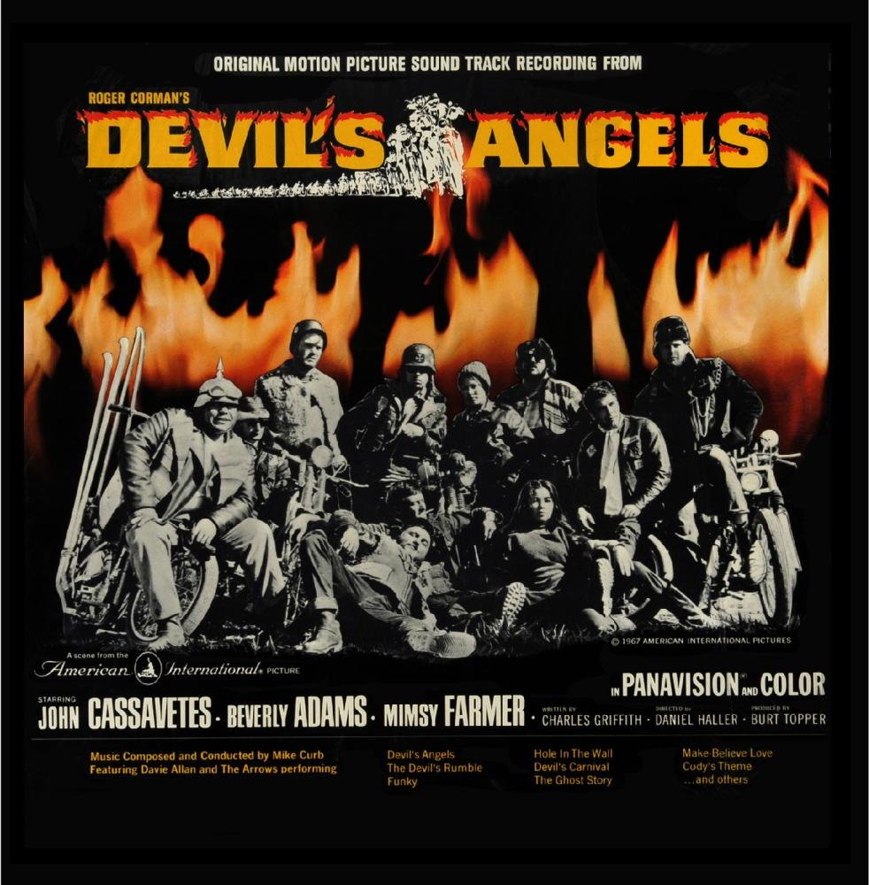 Davie Allan and the Arrows Devil's Angels original soundtrack vinyl record album cover