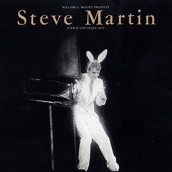 Steve Martin Let's Get Small and A Wild and Crazy Guy comedy vinyl LP album covers