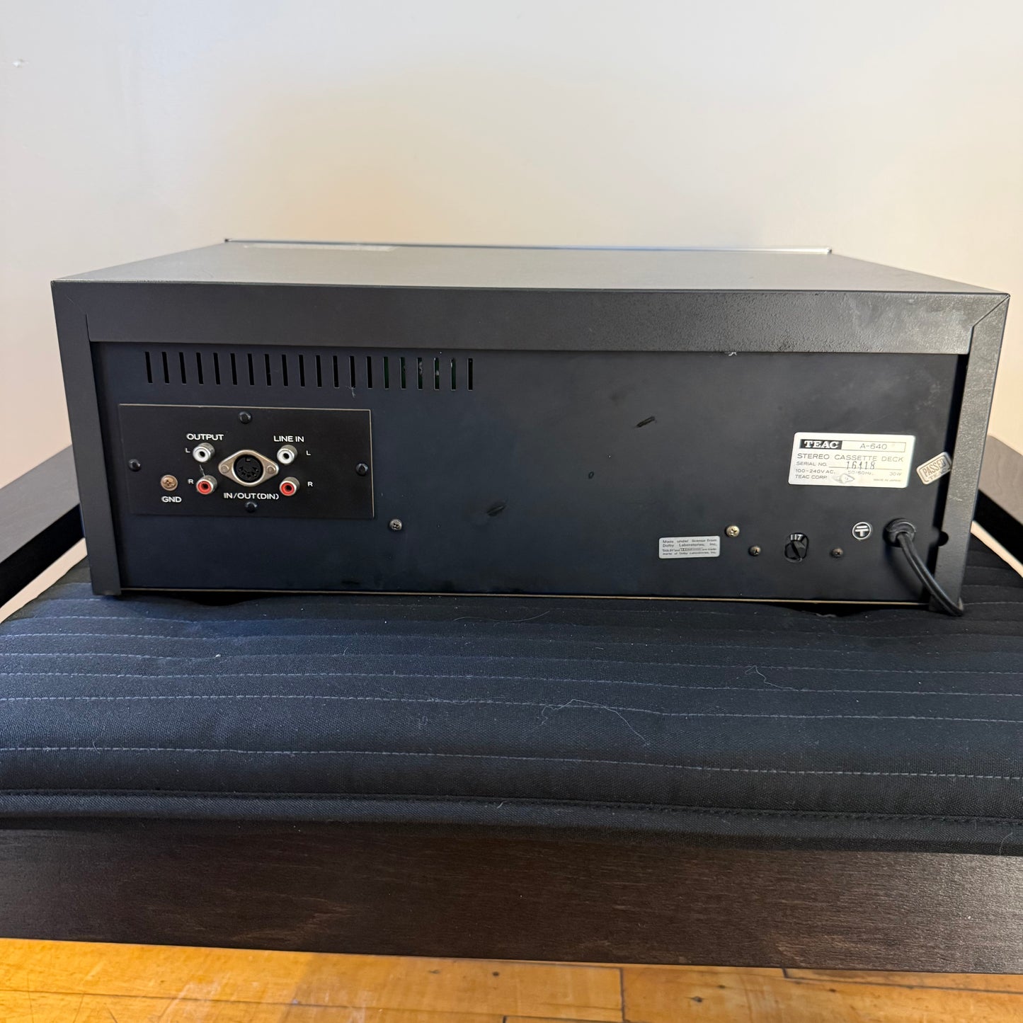 TEAC A-640 Cassette Deck - New Belts - MINT