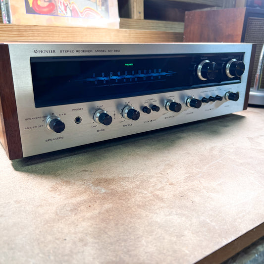 Pioneer SX-990 Vintage Receiver - Serviced and Fully Tested  - CLEAN