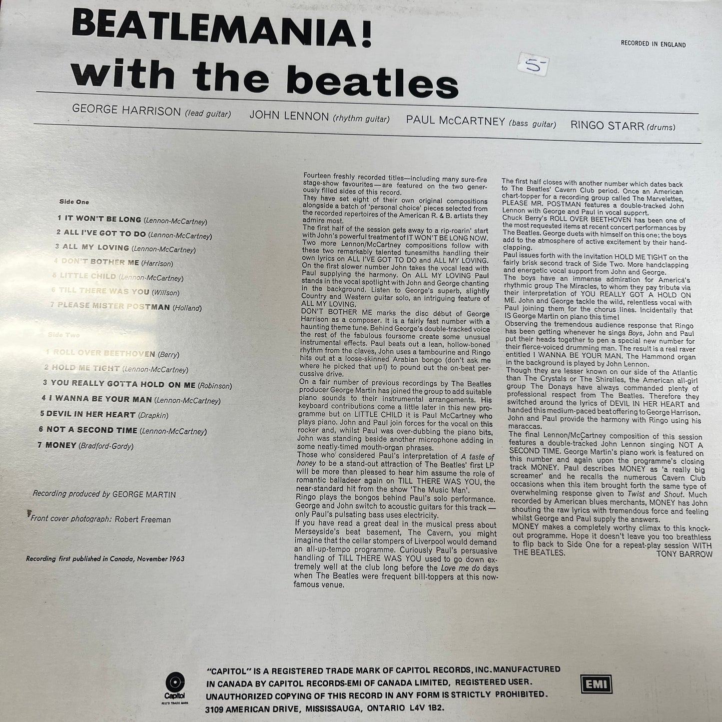 - Beatlemania - NM/VG+