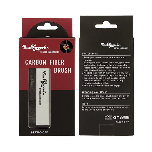 BackGroove Carbon Fiber Anti-Static Brush