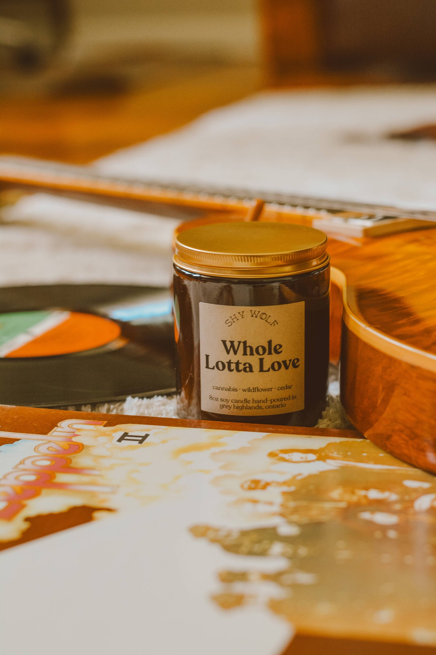 Whole Lotta Love - Boho Candle, Led Zeppelin, Rocker Chick