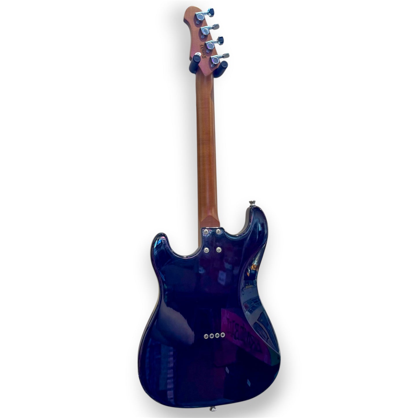 Flight Pathfinder Electric Ukulele – Transparent Blue Flame Top