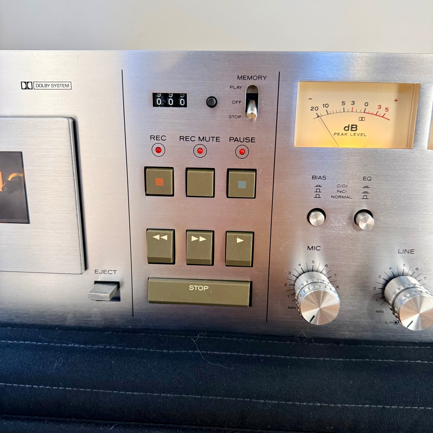 TEAC A-640 Cassette Deck - New Belts - MINT