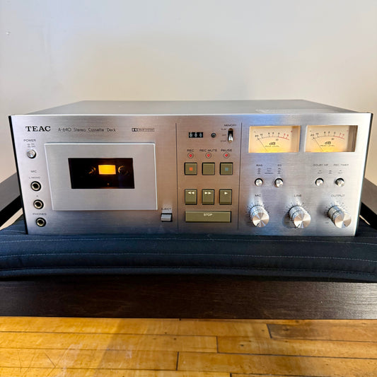 TEAC A-640 Cassette Deck - New Belts - MINT