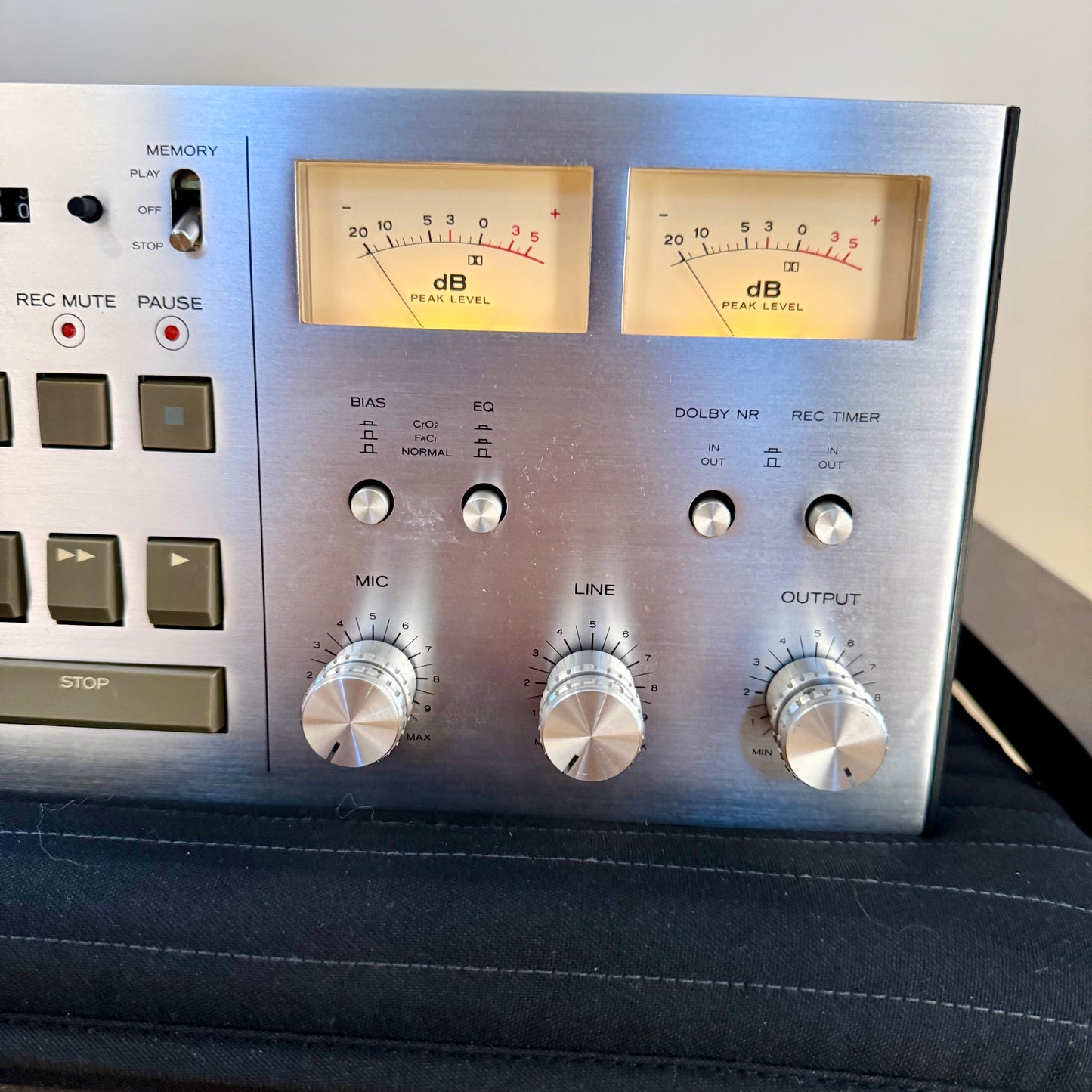 TEAC A-640 Cassette Deck - New Belts - MINT