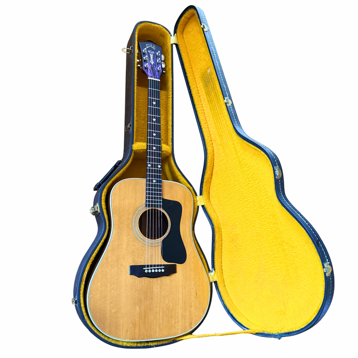 1973 Guild D-50 Acoustic Guitar — Serviced, with Vintage Gibson Case