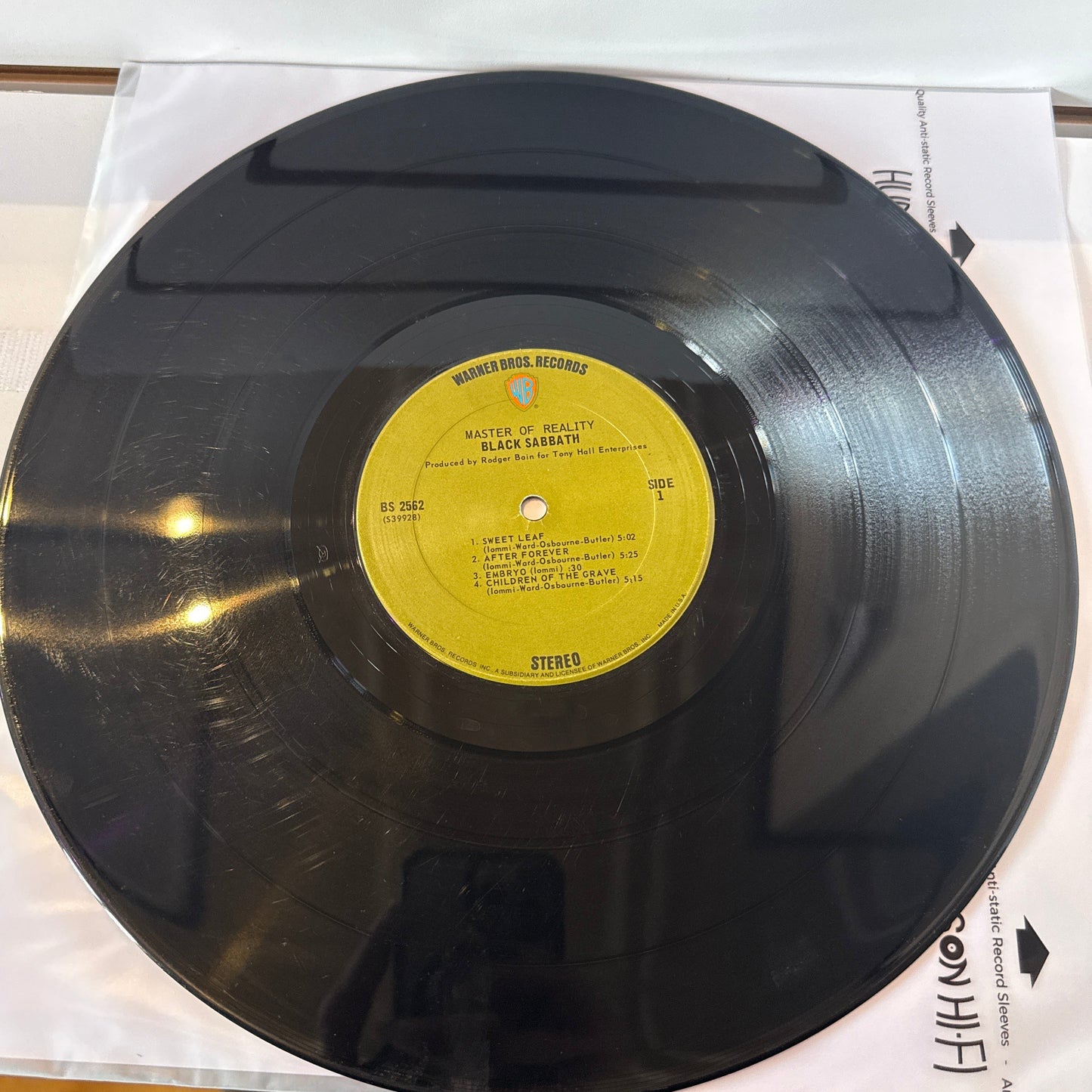 Black Sabbath - Masters of Reality - Embossed Cover