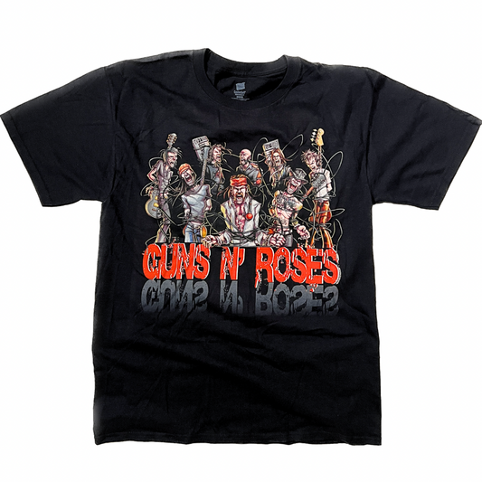Guns N Roses 2011 North America Tour Black Concert Tee - Adult Medium