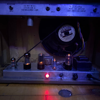 Late 1950s Silvertone 1392 Tube Guitar Amplifier — Restored, Serviced & Ready to Play