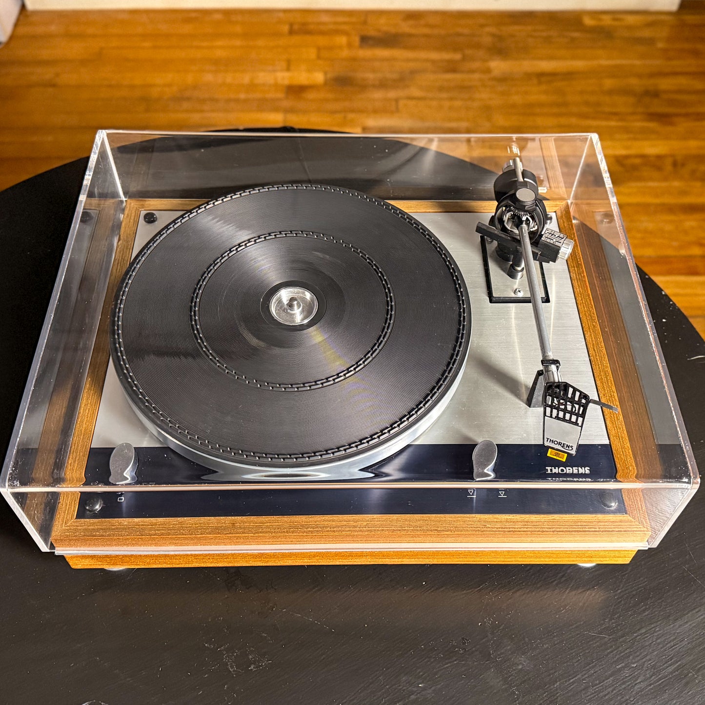 New high-quality dust cover installed on Thorens TD-160