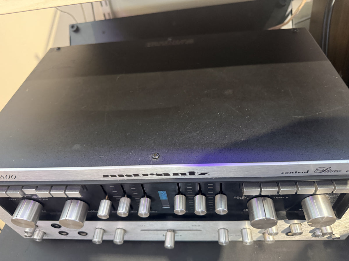 Marantz 3800 top cover showing actual surface condition