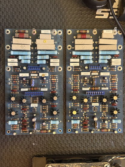 Marantz 510M amplifier boards photographed during service