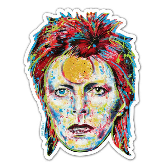 David Bowie Vinyl Sticker