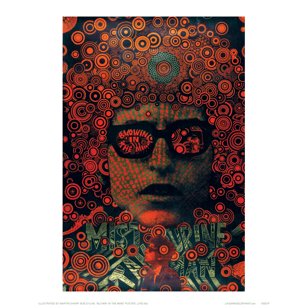 Mr. Tambourine Man - Psychedelic Posters Print