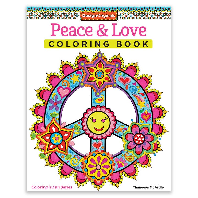 Coloring Book - Peace & Love