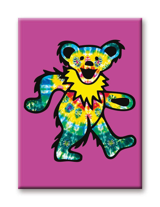 Grateful Dead - Rainbow Bear Flat Magnet (2.5" x 3.5")