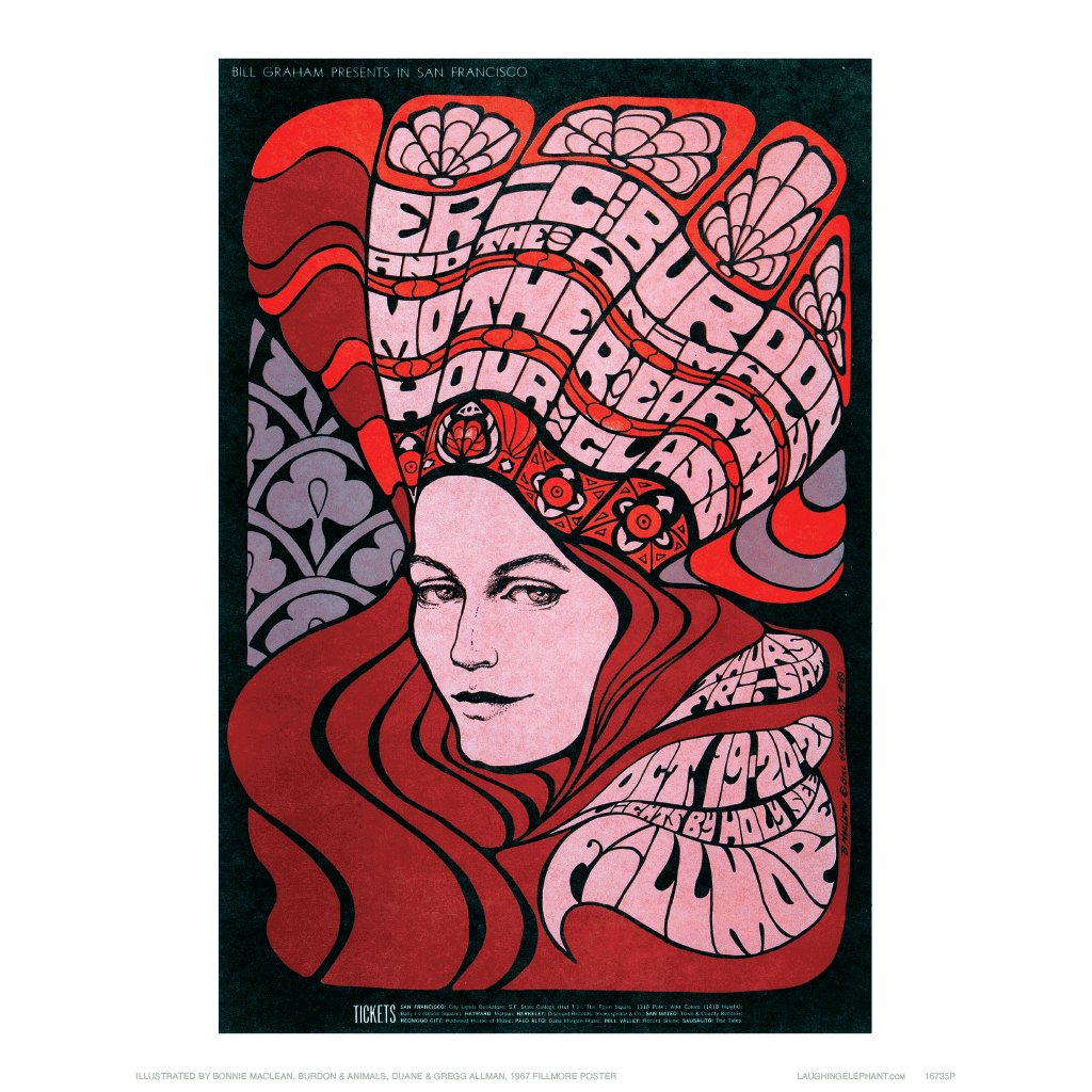 Fillmore Queen - Psychedelic Posters Print