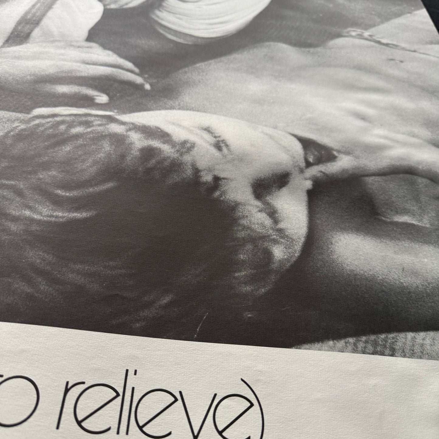 1971 George Harrison Bangla Desh promo poster detail child original Apple Records humanitarian single 1971