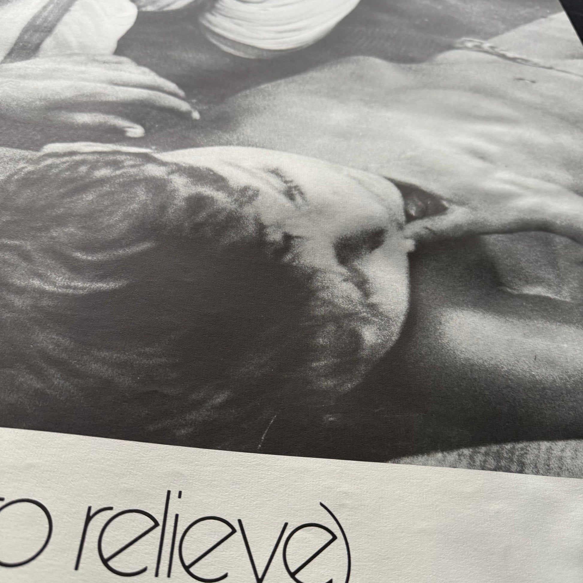1971 George Harrison Bangla Desh promo poster detail child original Apple Records humanitarian single 1971