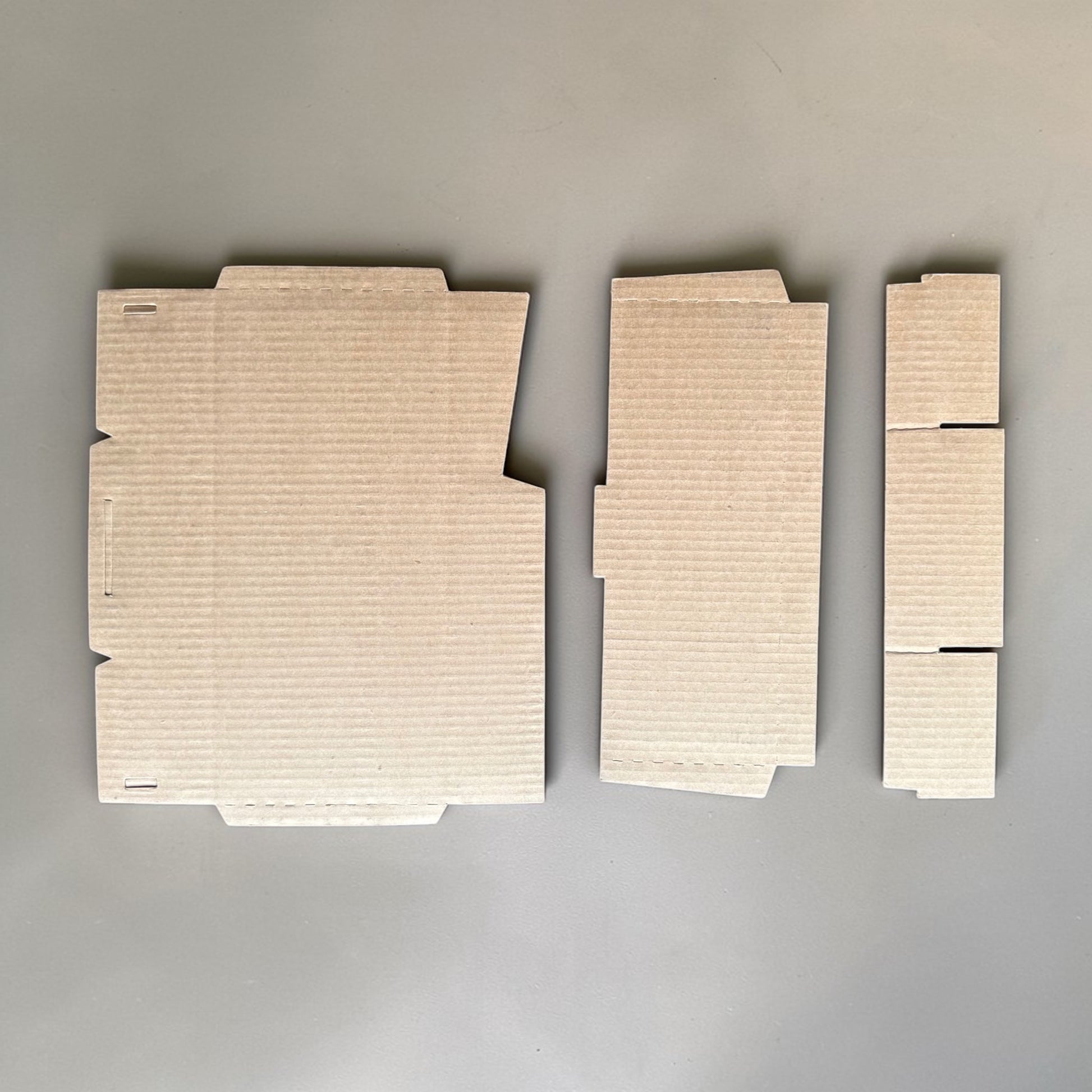 1971 George Harrison All Things Must Pass tape merchandiser kraft cardboard structural components back view all pieces present never assembled factory fresh Capitol Records warehouse provenance