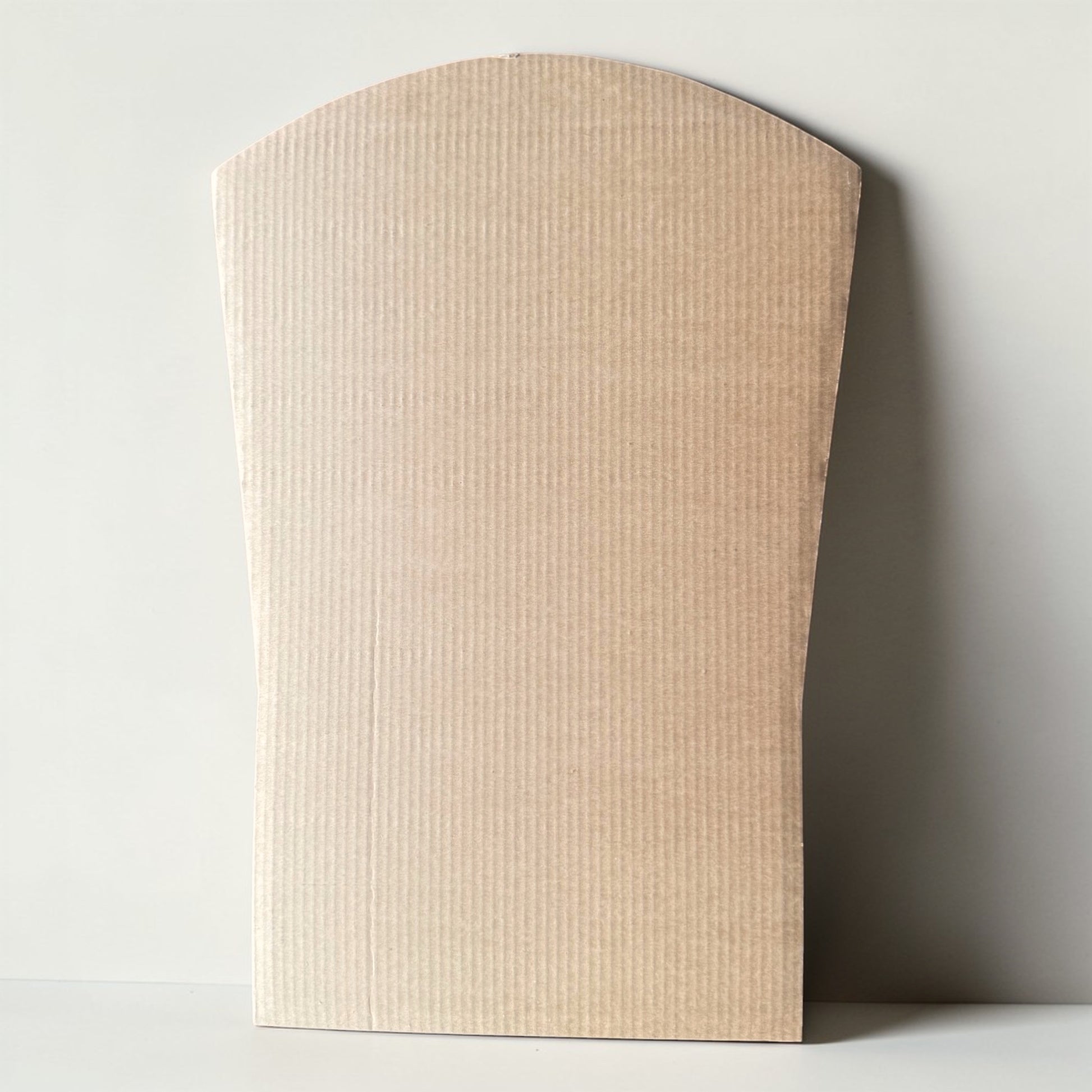 1971 George Harrison All Things Must Pass tape merchandiser figure riser card reverse view clean unhandled kraft cardboard back never assembled Capitol Records Bethlehem Pennsylvania