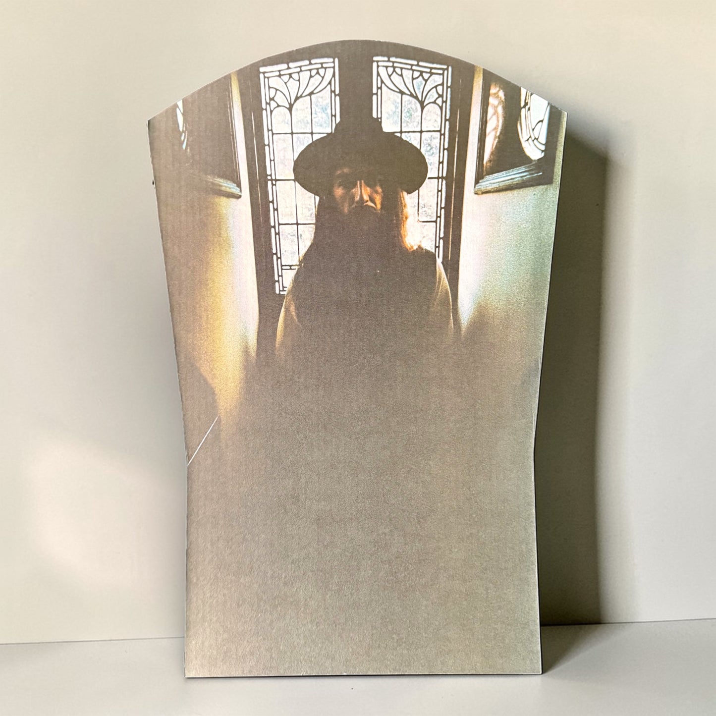 1971 George Harrison All Things Must Pass original Apple Records tape merchandiser figure riser card standing full view iconic album artwork mint unhandled condition unique survivor