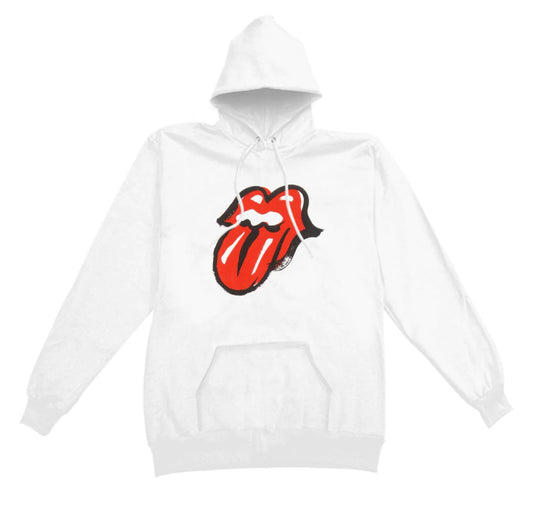 Rolling Stones Hoodie - White  XXL